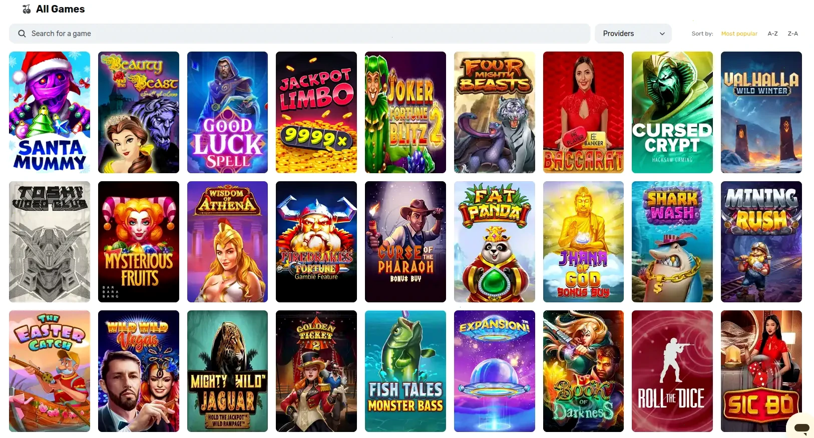 Wbetz online casino spelaanbod overzicht